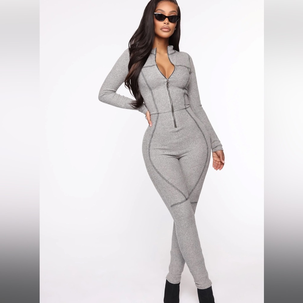 Grey Jumpsuit